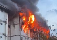 Hunian Pekerja IKN Terbakar