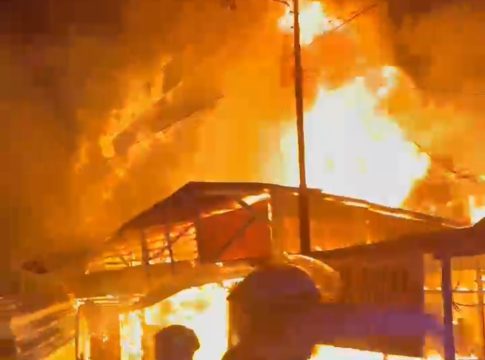 Kebakaran di Basarang, Lokasi Padat Penduduk