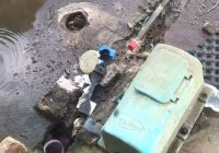 Maling Beraksi! 3 Meteran Air Leding Raib di Ruko Jalan A Yani km 8