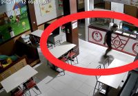 Dua Kali Aksi Pencuri Restoran di Jalan HKSN Terekam CCTV