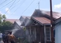 Rumah Hampir Terbakar di Jalan Belitung Darat