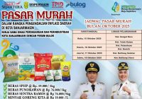 Tekan Inflasi, Dinas Perdagangan Gelar Pasar Murah di Sejumlah Lokasi di Banjarmasin Selama Oktober 2025, Cek Lokasi dan Harganya!