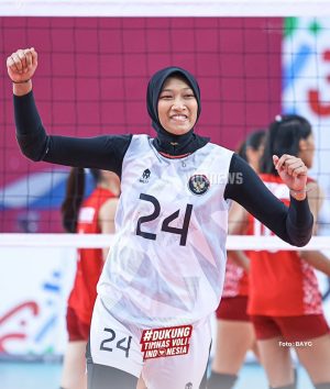 Tim Voli Putri U-18 Indonesia Taklukkan Thailand, Lolos ke Final AYG 2025