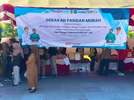 Ribuan Warga Serbu Gerakan Pangan Murah Pemkab HST di Barabai, 300 Tabung LPG 3 Kg Ludes!