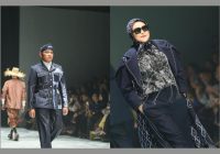 Mendobrak Panggung Nasional, Bupati Tanah Laut dan Istri Peragaan Busana Sasirangan di Plaza Indonesia Men's Fashion Week Jakarta