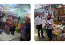Dukung UMKM Lokal, Bank Kalsel Lakukan Dialog Langsung dengan Para Pedagang di Acara Grebek Pasar Hanyar Barabai