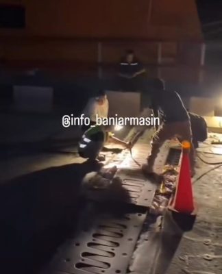 Kondisi Terkini Arus Lalu Lintas di Jembatan Barito Saat Sistem Buka Tutup Jalan Diberlakukan