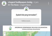Gempa Bumi Magnitudo 2,3 Guncang Tanah Bumbu