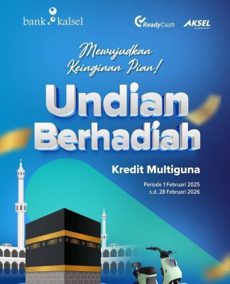 Bank Kalsel Tawarkan Hadiah Paket Umrah dan Sepeda Listrik Bagi Nasabah Kredit Multiguna, ini Keunggulan dan Cara Pengajuannya