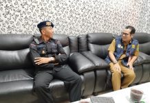 Perkuat Kolaborasi Penanggulangan Bencana, Danyon C Pelopor Brimob Tabalong Sambangi BPBD Balangan