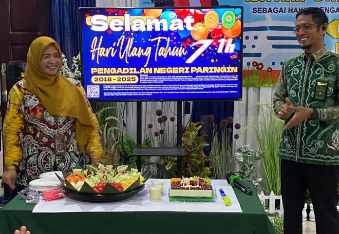 Rayakan HUT ke 7, PN Paringin Mantapkan Langkah Wujudkan Peradilan Bersih dan Humanis