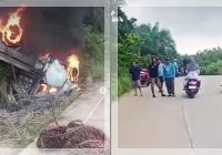 WARGA PASER MARAH! Bakar Mobil Pikap Pelaku Pencurian Sawit, Aksi Tegas Lawan Kejahatan