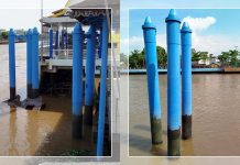 TIANG BIRU "MISTERIUS" Rusak Pemandangan Sungai Martapura! Warga Desak Pemko Banjarmasin Bertindak