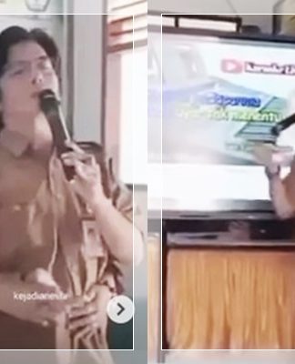GEGER! Oknum Kepsek &amp; Guru SD di Pandeglang Karaoke Mesra Pakai Seragam Dinas, Disdikpora Turun Tangan
