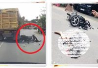 TRAGIS! Truk vs Motor Adu Banteng di Kapar HST, Pengendara Diduga Tewas di Lokasi Kejadian