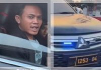 VIRAL! Pajero Dinas Polisi Pakai ‘Tot-Tot Wuk-Wuk’ Saat Macet, Ditegur Malah Nantangin: “Mau Diviralin Ya?”