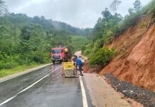 Gerak Cepat Dinas PUPR Kalsel Tangani Longsor di Ruas Jalan Banjarbaru-Batulicin