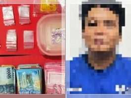 Tim Pyton Kotabaru Ciduk “Pengedar Kakap Sabu” dengan 64 Paket Siap Edar &amp; Uang Rp22 Juta