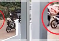 VIRAL! Pria di OKI Tewas Ditembak Teman Sendiri Saat Boncengi Istri, Aksi Sadis Terekam CCTV!