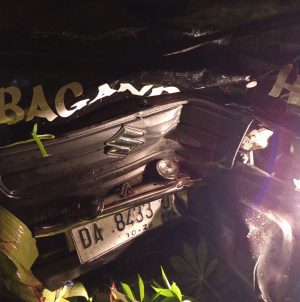 Satu Pengendara Tewas di Desa Pindahan Baru, 'Adu Banteng' dengan Pikap