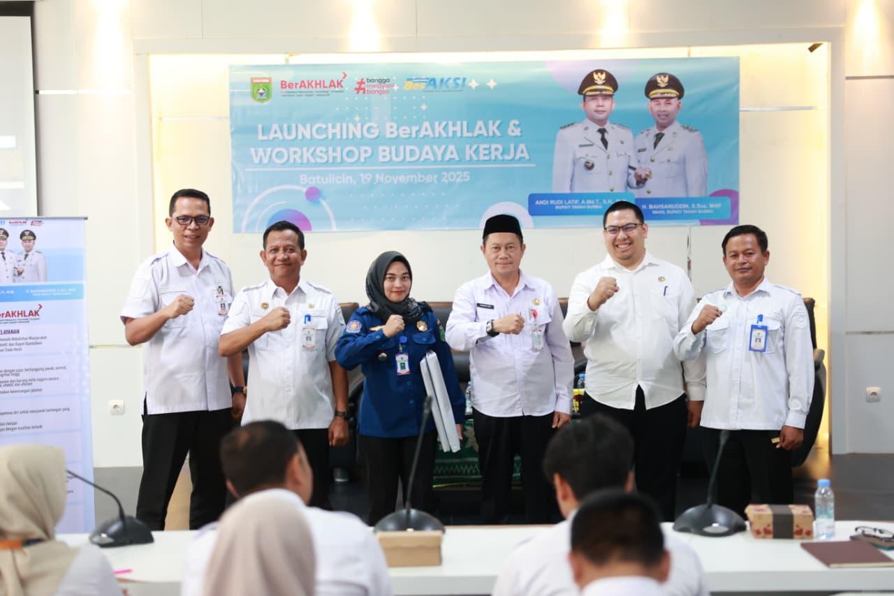 Transformasi ASN! Pemkab Tanbu Launching BerAKHLAK Demi Layanan Publik yang Lebih Adaptif