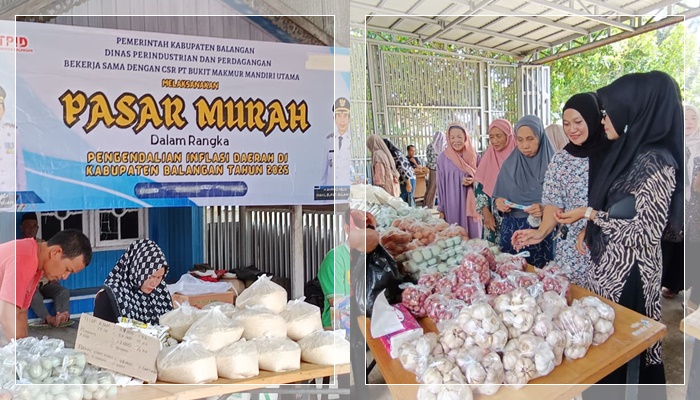Pasar Murah Disperindag Balangan Diserbu! Ayam Cuma Rp38 Ribu &amp; Sarden Rp7 Ribu, Warga Pun Tersenyum!