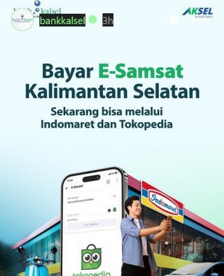 Bayar Pajak Kendaraan Kini Lebih Mudah di Tokopedia dan Indomaret Khusus Nasabah Bank Kalsel