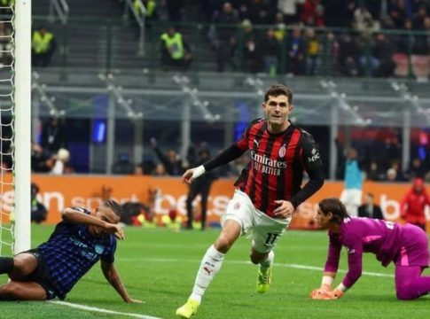 AC Milan Tumbangkan Inter, Christian Pulisic Bawa Kemenangan Tipis 1-0