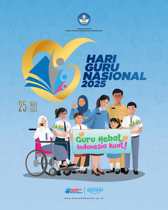 Paling Menyentuh Hati! 25 Ucapan Hari Guru 2025 Ini Dijamin Bikin Haru Saat Dibagikan di Medsos