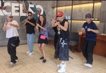 Olla Ramlan Asyik 'Ngedance' di Excelso Banjarmasin