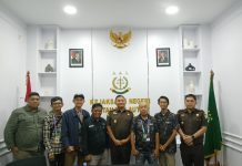 Baru Menjabat, Kajari Tanah Laut Terima Kunjungan Silaturahmi Insan Pers