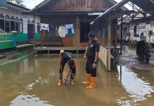 Air Sungai Mulai Surut, Warga Pandawan HST Lega