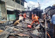 Kobaran Api di Teluk Tiram Diduga Berasal dari Rumah Warga, SMAN 4 Banjarmasin Ikut Terdampak