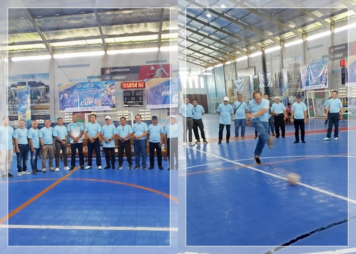 Pembukaan Futsal Adaro Antar Wartawan2