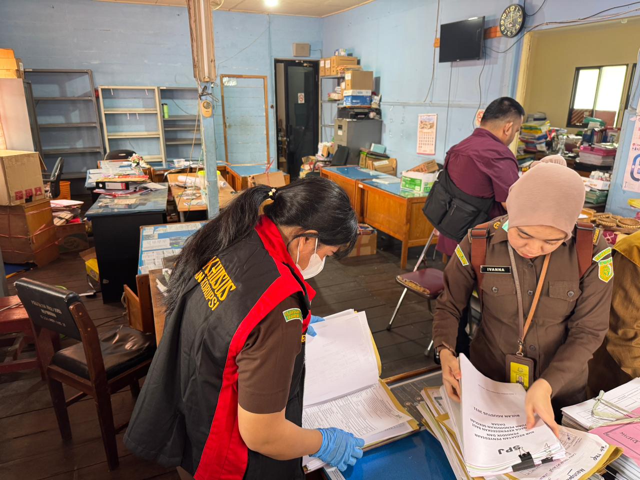 Penggeledahan di Disdik Banjarmasin