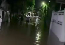 Air Pasang Juga Terjadi di Aluh-Aluh Kabupaten Banjar