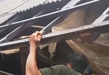 Rumah Ambruk di Basirih Saat Hujan Landa Banjarmasin