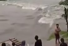 3 Pengunjung Sempat Terjebak Saat Sungai Riam Bajandik Mendadak Pasang