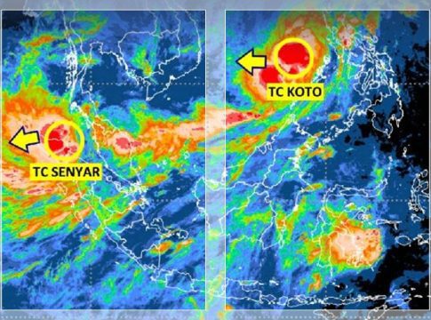 GAWAT! Dua Siklon Tropis Koto &amp; Senyar Menghantam Bersamaan: BMKG Umumkan Peringatan Cuaca Ekstrem Meluas di Indonesia