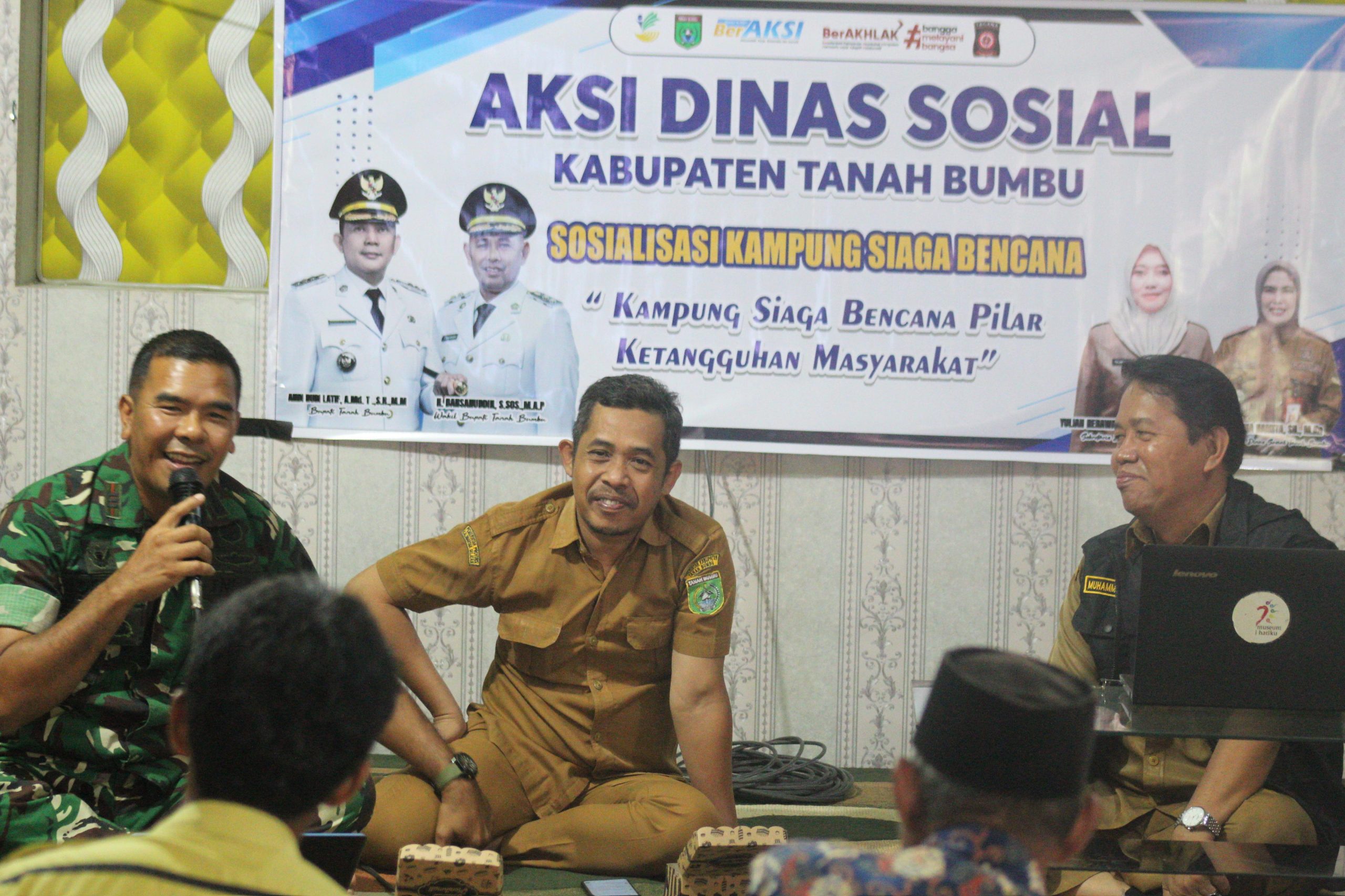 Warga Tungkaran Pangeran Dibekali Ilmu Tanggap Darurat, Dinsos Gelar Sosialisasi Kampung Siaga Bencana!