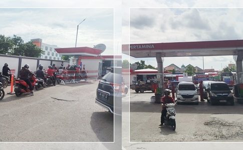 Antrean Juga Terjadi di SPBU Km 6 Banjarmasin, Terungkap Penyebab Pertamax Seret di Kalsel!
