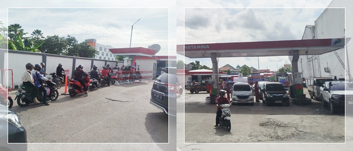 Antrean Juga Terjadi di SPBU Km 6 Banjarmasin, Terungkap Penyebab Pertamax Seret di Kalsel!