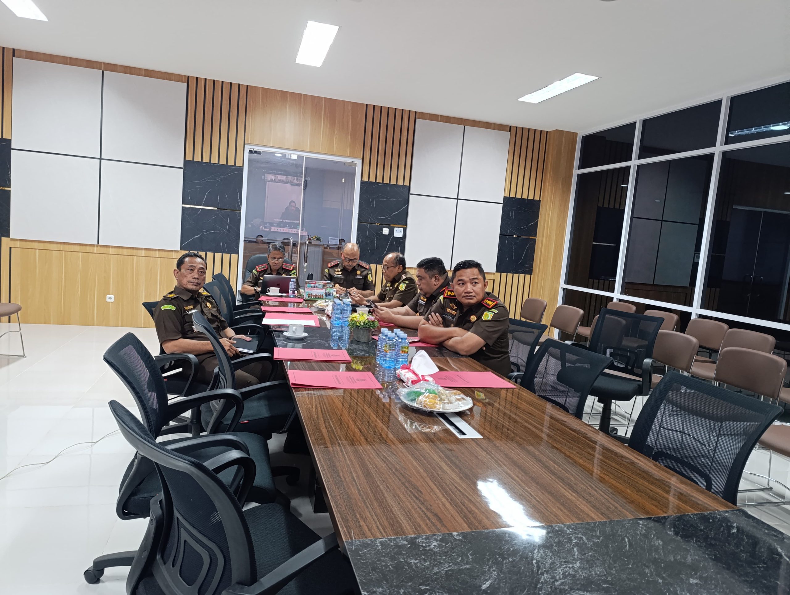 Suasana ekspose usulan RJ oleh Kejati Kalsel.
