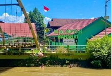 Sempat Maluap Sungai Barabai Normal, Anak-Anak Kembali Bermain Air dengan Ceria