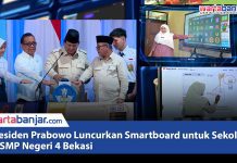 VIDEO - Presiden Prabowo Luncurkan Smartboard untuk Sekolah di SMP Negeri 4 Bekasi