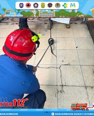 Seekor Ular Kobra Ditemukan di Dalam Rumah Warga Banjarmasin