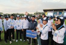 Ikuti 32 Cabor Porprov XII Kalsel, Batola Usung Jargon "Batekang Bi Pun Kan Lawin"