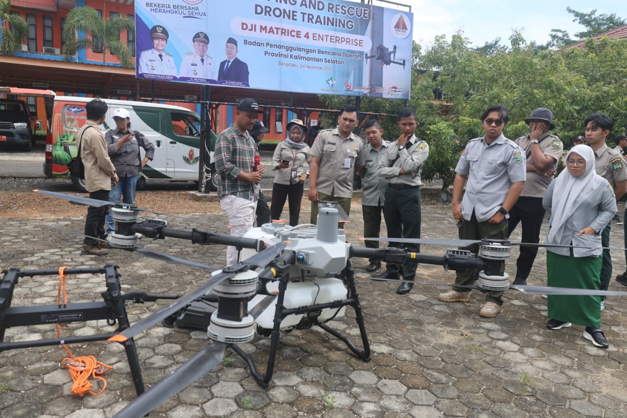 BPBD Balangan Tingkatkan Kapasitas dengan Teknologi Drone untuk Tanggap Darurat Bencana