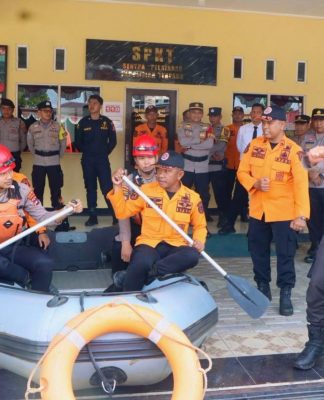 Polres HST Gelar Apel Kesiapsiagaan Hadapi Potensi Bencana Hidrometeorologi