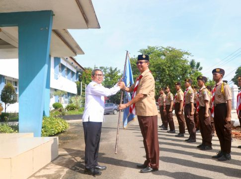 Kwarcab Banjar Lepas 37 Pramuka Ikuti Perkemahan Wirakarya Daerah di Banjarbaru